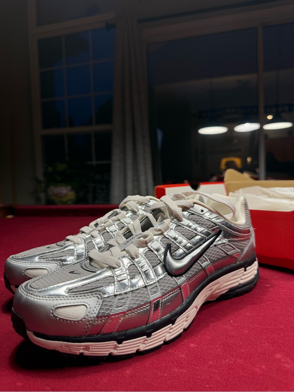 New in Box Nike Men’s Sneakers Silver